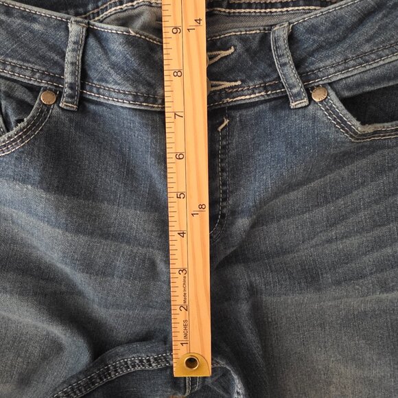 Elle Paris Woman's Blue Jeans size 10 - Picture 5 of 6